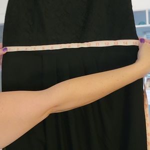 City Chic black and lace tulip hem